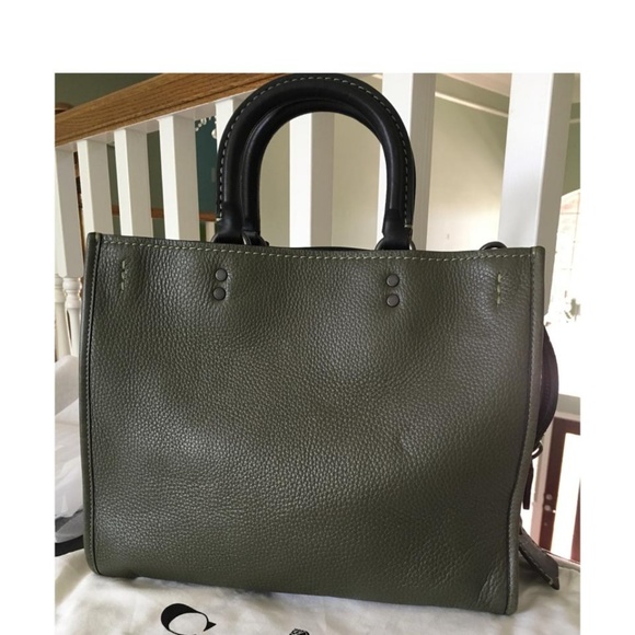 SOLD $700 _COACH Leather Rogue 30 Crossbody - Picture 4 of 8